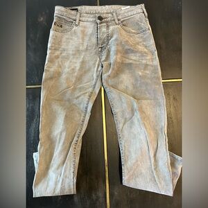 Emporio Armani Slim Straight Jeans in Light Gray